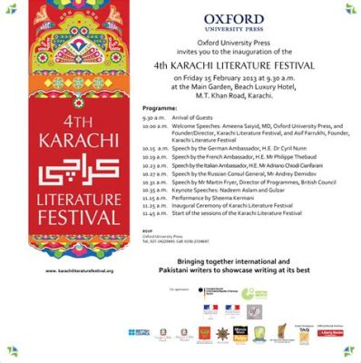  De Karachi Literary Festival: Een Eenvoudig Literair Feest voor de Geesten van Pakistan